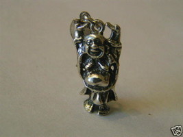 Vintage Sterling Silver Happy Buddha Charm - £18.08 GBP