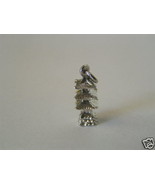 Vintage Sterling Silver Pagoda Charm - £9.55 GBP