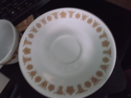 Corelle Butterfly Gold Pattern Saucer (1)-discontinued pattern - £9.42 GBP