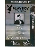 Bobby Lee Playboy Comedy Palms Casino Las Vegas Promo Card - £3.91 GBP