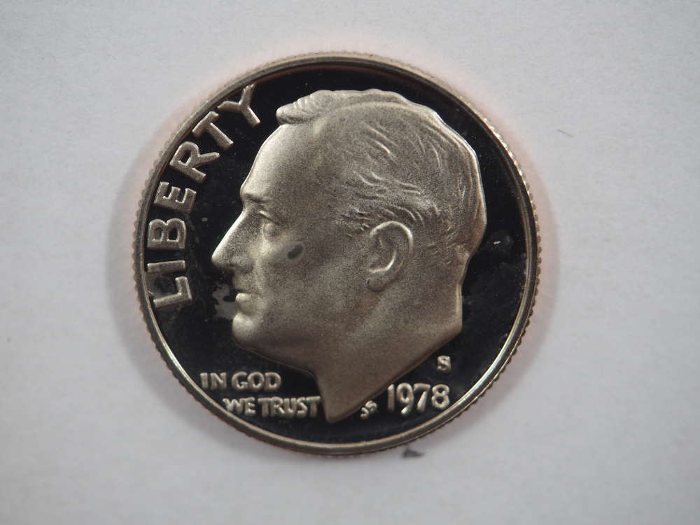 1978 S Roosevelt Clad Dime Proof GEM US Coin Proof (PF) - SKU 106USDMCL - $2.95