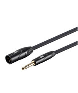 Monoprice 18814 STAGE RIGHT BY MONOPRICE 6FT XLR MALE TO 1/4INCH TRS MAL... - $835.60 MXN