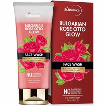 StBotanica Bulgarian Rose Otto Glow Face Wash Brightening, Moisturizes, Revitali - £17.14 GBP