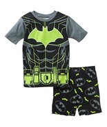 Batman Boy&#39;s Glow in the Dark Boys Shorts Pajama Set, Size 10 - $16.82