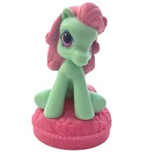 My Little Pony Minty Green Pink McD Hasbro 2007 2-1/2&quot; Cake Topper #97 - £3.10 GBP