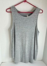 Old Navy Womens Sz M Gray Soft Tank Top Shirt Sleeveless - $8.91