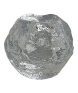 Kosta Boda Sweden Crystal Ice Snowball Tealight &amp; Votive Candle Holder W... - $25.62 CAD
