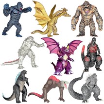 Exclusive Set Of 9 Godzilla Vs Kong Toys Movable Joint Action Figures, K... - £40.75 GBP