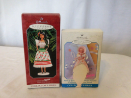 Barbie as Little Bo Peep Doll Ornament 2nd in Series Hallmark Keepsake + Mexican - £8.58 GBP