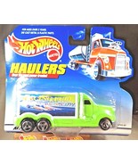 1998 Hot Wheels Haulers-Over the Road RACING FUEL HIGH OCTANE Truck Gree... - $14.75