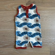 Kate Quinn One Piece California Ocean Sunset Sleeveless Organic Romper 3... - $22.99