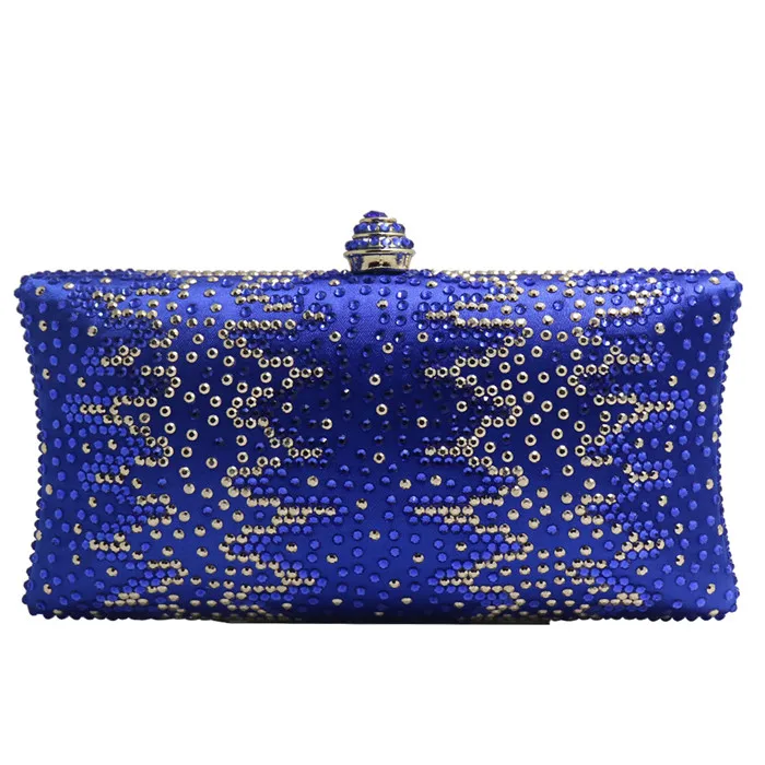 Hot Yellow Crystal Clutch Evening Clutch Bags for Womens Party Prom Clutches - $176.51