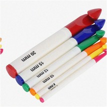 ErgoStitch 6Pcs Jumbo Crochet Hook Set - Comfortable Grip, Thick Needles for Lar - $37.57