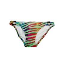 ABS Allen Schwartz  Brazil Collection bikini bottom Size 8 rainbow Anima... - £9.35 GBP