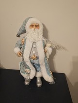 18&quot; Santa Claus Figurine Coastal Beach Ocean Sea Blue FREE SHIPPING - $39.60