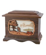 Walnut Golf Ambassador Wood Cremation Urn - £318.59 GBP