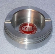 Vintage Gisholt Machining Stainless Steel Ashtray Madison Wi.  - £15.62 GBP