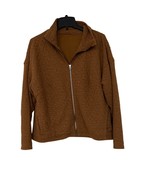 Lululemon Rippled Full Zip Jacket Copper Brown Size 8 Style Number: W3FC9S - $74.25
