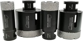 SHDIATOOL 4PCS Diamond Drill Bits Set 1 1-3/8 2 2-1/2 Inch for Porcelain... - £84.97 GBP