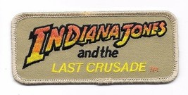 Indiana Jones and the Last Crusade Movie Logo Embroidered Patch NEW UNUSED - $7.84