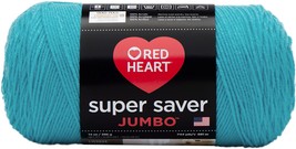 Red Heart Super Saver Jumbo Yarn-Turqua - £19.34 GBP