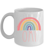 Funny Omi Vintage Coffee Mug Love Omi Rainbow Tea Cup Mother Christmas Gift - $15.79 - $19.75