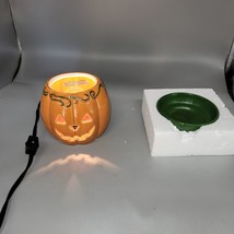 Scentsy Jack-o’-Lantern Pumpkin FULL SIZE Wax Warmer Pumpkin Halloween Autumn - £16.58 GBP