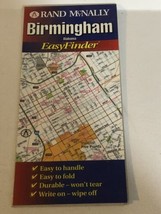 Birmingham Alabama Travel Map Fold Out Brochure Booklet Ephemera M6 - $7.91