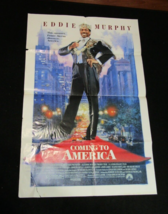 Vintage 1988 Coming To America Original 40&quot;X27&quot; Movie Poster Eddie Murphy - £39.51 GBP