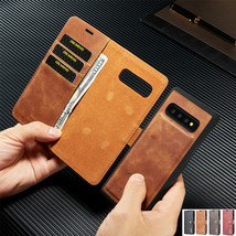 For Samsung S21 S20FE A21S A42 Removable Magnetic Leather Wallet Flip Case Cover - £47.35 GBP