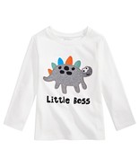 First Impressions Infant Boys Dinosaur Print Cotton T-Shirt,White,6-9 Mo... - £12.64 GBP