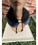 Hokeki Memory Foam Travel Neck Pillow - Soft- Adjustable Drawstring, blu... - $22.46 CAD