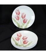 Corelle Tulip Bouquet Dinner Plates 10 1/4&quot;  Lot of 10 - $132.69 CAD