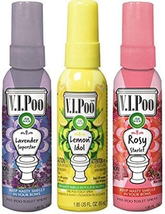 V.I.P. Pre-Poop Toilet Sprays | Lemon/Lavender/Rosy Starlet Scents | Contain Ess - £35.79 GBP