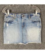 Polo Ralph Lauren Skirt Women&#39;s Size 6 Gigi Denim 100% Cotton Cut Off - €17,13 EUR