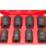 8pcs 3/4in Square SAE Imperial Extra Deep Impact Large Axle Nut Socket - £48.66 GBP