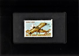 Tchotchke Framed Stamp Art Collectable Postage Stamp - 1909 Bleriot XI Monoplane - $8.95