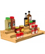 Spice Rack Organizer, 3 Tier Expandable Bamboo Spice Rack Organizer,, Ba... - $51.86 CAD