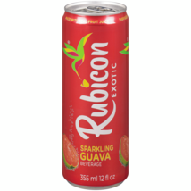 12 Cans of Rubicon Exotic Sparkling Guava Soft Drink 355ml Each - Free Shipping - £45.62 GBP