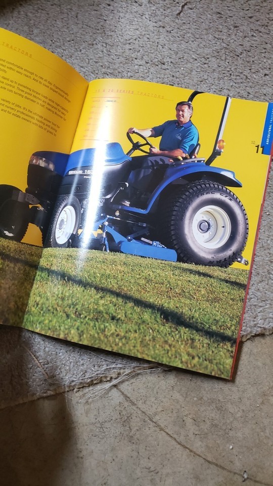 VTG 1990's New Holland tractors Ser. 35 Brochure Booklet pamphlet Buyer's Guide Item image 4
