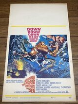 Around The World Under The Sea 1966 Original Window Card Movie Poster CV JD - $44.55