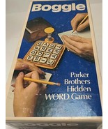 Game Boggle Parker Brothers Word Game Wood Letter Cubes Vintage 1976 - £11.74 GBP