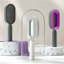 Self Cleaning Detangling Hair Brush - 3D Air Cushion Massager Comb &amp; Anti Static - £15.24 GBP+