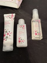 Bodycology Cherry Blossom 3 Pc Travel Set, Lotion, Body Wash, Fragrance Mist NEW - £7.76 GBP