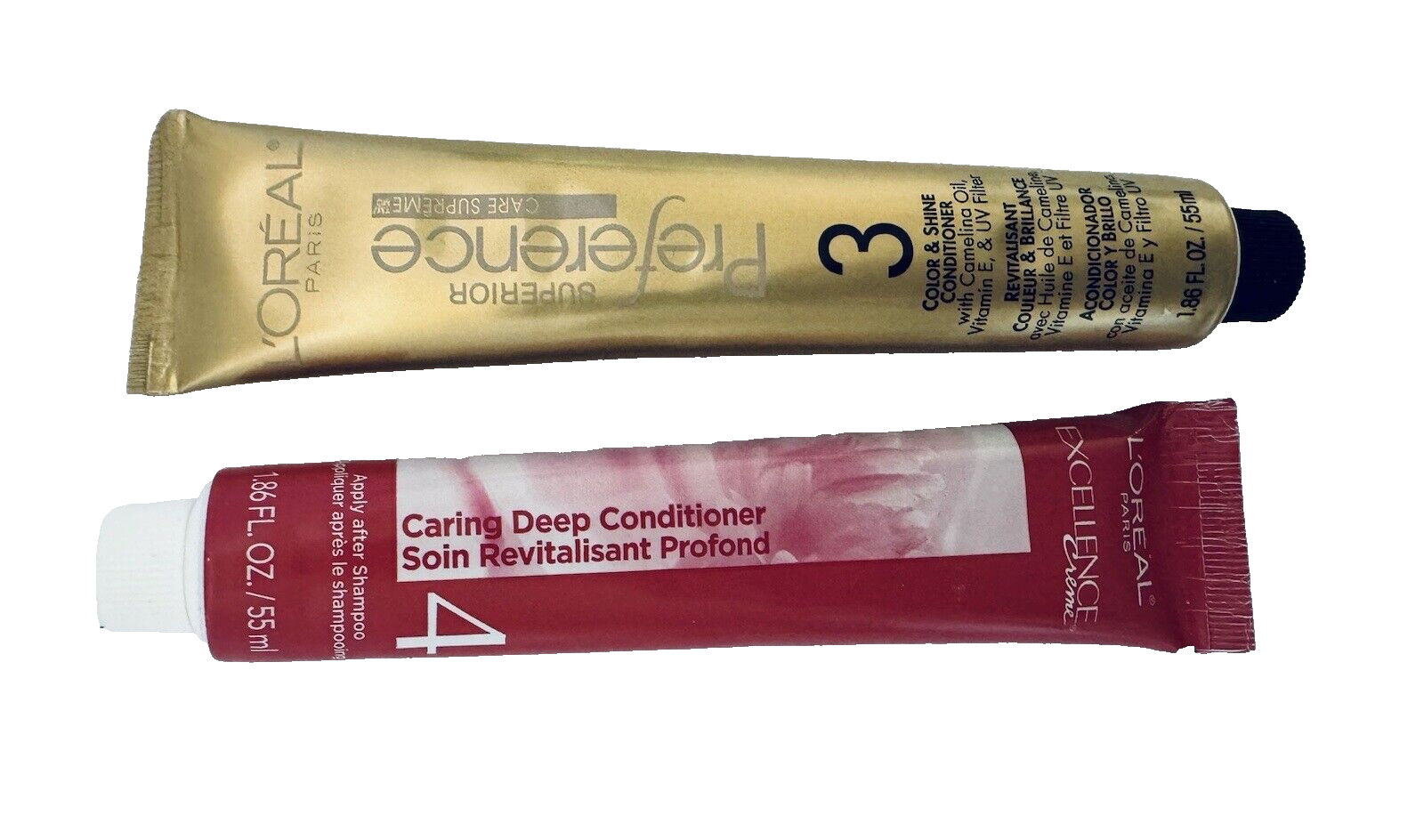 Loreal Paris Excellence Superior Cremes Deep Conditioning Treatment Lot of Two - $18.69