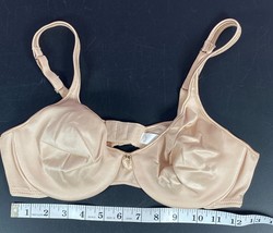 Bali 3240 No Poke Shiny Satin Taupe Underwired T Shirt Bra Size 36B New unused - £8.17 GBP