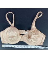 Bali 3240 No Poke Shiny Satin Taupe Underwired T Shirt Bra Size 36B New ... - $10.88