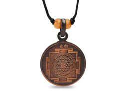 Il ciondolo medaglione Shri Yantra Maha Laxmi aumenta l&#39;aura positiva nel cor... - £22.65 GBP