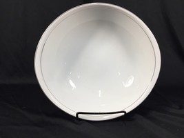 (1) Royal Sovereign Japan Forever Yours 9&quot; Oval Vegetable Bowl White Sil... - £31.55 GBP