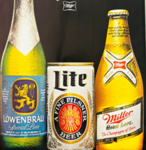 1981 Miller Lowenbrau Beer Advertisement Vintage Brewery Lite High Life ... - $35.09 CAD